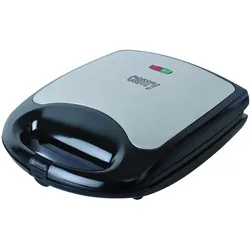 Camry CR 3023 Sandwich-Toaster, Kontaktgrill, Schwarz, Grau