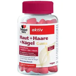 DOPPELHERZ Haut+Haare+Nägel Gums 60 St
