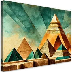 WANDBILD pyramiden ägypten abstrakt