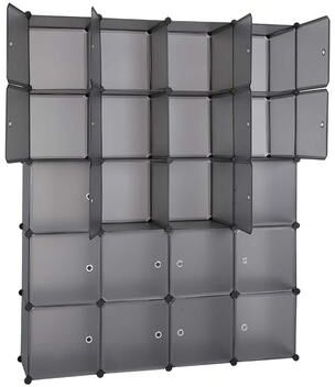 karlinc 20 Cube Organizer Stackable Plastic Cube Storage Shelves
