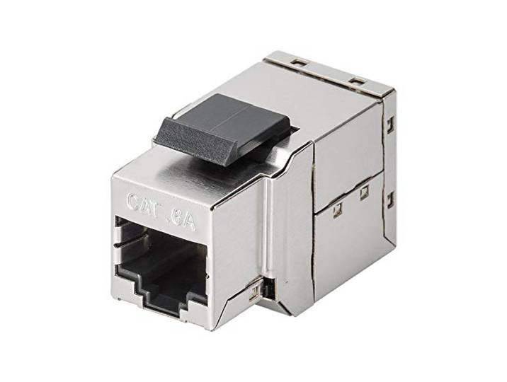 Goobay 90866 Keystone Module, RJ45, CAT 6A, STP