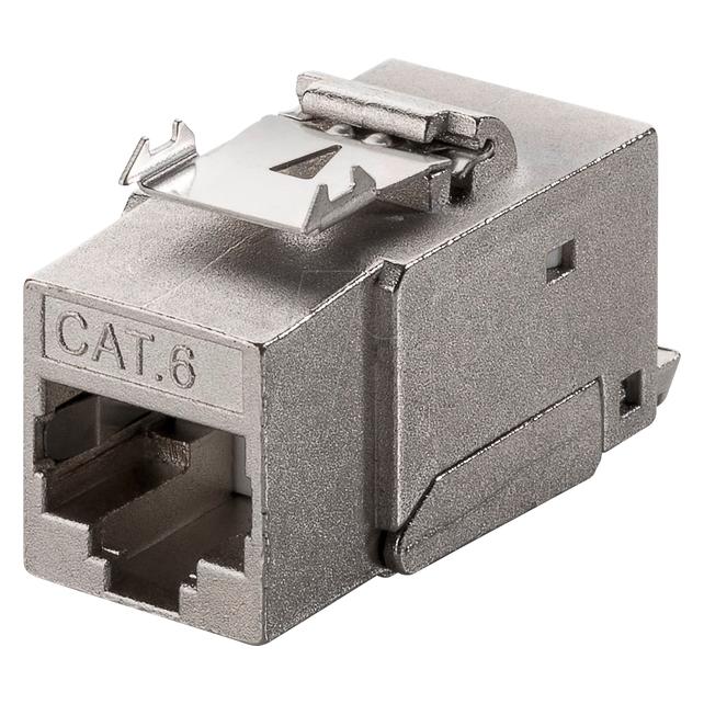 Goobay CAT 6 KeyStone RJ45 Jack, STP geschirmt, 250 MHz (Keystone Modul) (90863)