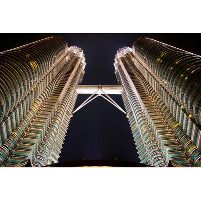 Papermoon "SKYLINE-NEW YORK CITY SINGAPORE HONG KONG WANDBILD XXL"