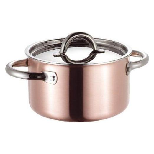 Schulte-Ufer Fleischtopf De Luxe i Kupfer (Kochtopf, Aluminiumguss, 24 x 14 cm) (9510-24 i)