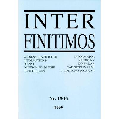 Inter Finitimos. Wissenschaftlicher Informationsdienst deutsch-polnische Beziehungen, Taschenbuch von , Fibre, 978-3-929759-27-3