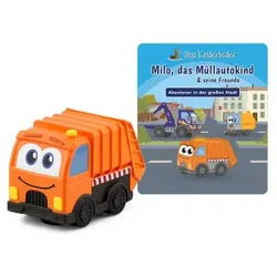 60 min  11000604 Sing Kinderlieder: Milo, das Müllauto-Kind & seine Freunde - Abenteuer in der großen Stadt (Schwarz, Orange)