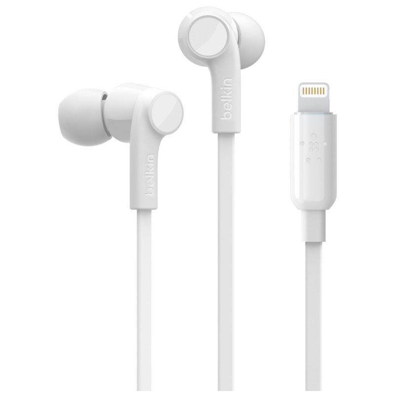 Belkin Rockstar In-Ear Kopfhörer mit USB-C Connector, weiss