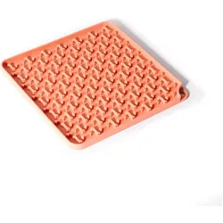 Martin Sellier Quadratisches Silikon-Leckmatte, Futternapf