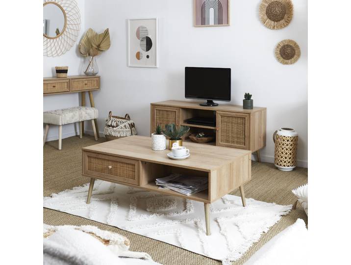 Table Basse - HOME DECO FACTORY - Bali - Bois - Marron