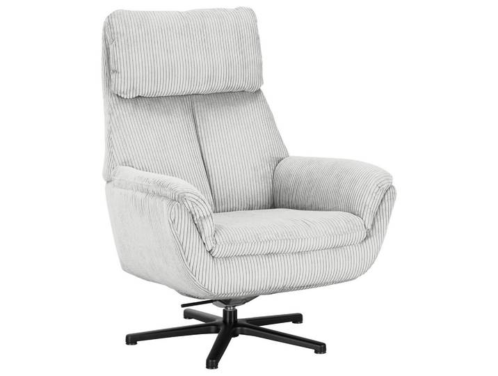 Beldomo Style Relaxsessel, Creme, Natur, Metall, 79x108x89 cm, Goldenes M, Fußauswahl, Stoffauswahl, Wohnzimmer, Sessel, Relaxsessel