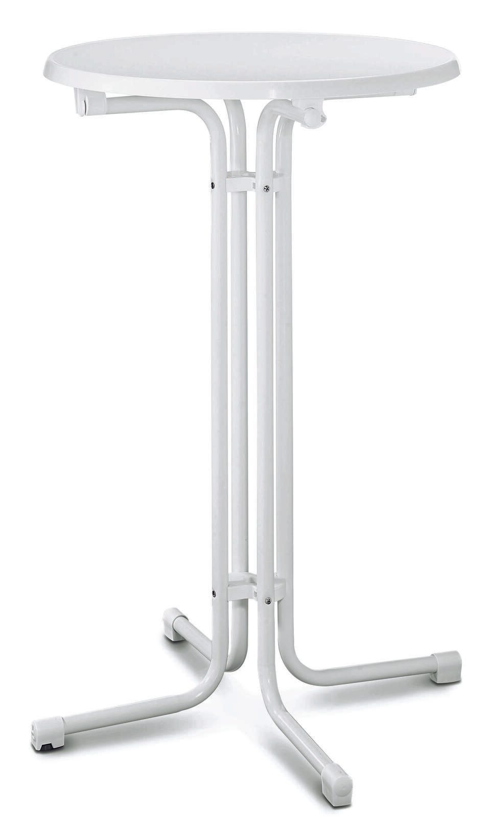MFG Freizeitmöbel Stehtisch weiß 01602207OS