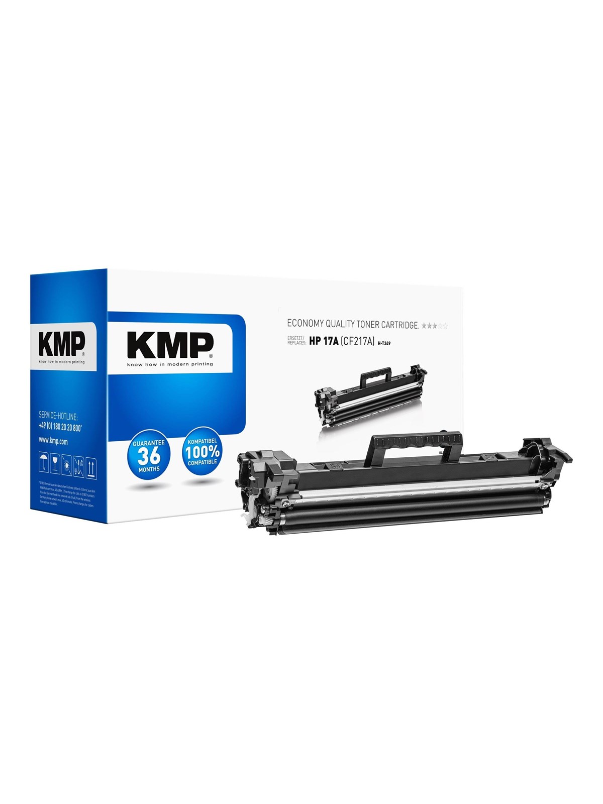 KMP H-T249 - black - toner cartridge (alternative for: HP 17A)