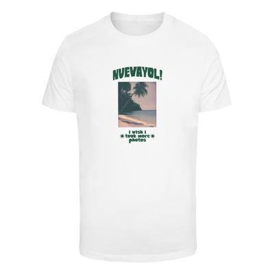 T-Shirt MISTERTEE "MisterTee Nuevayol Tee", Herren, Gr. S, weiß, 100% Baumwolle, bedruckt, normal, Rundhals, Shirts T-Shirt