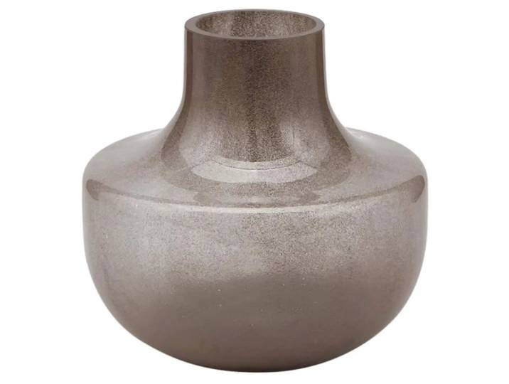 Vase Glas Graubraun H: 17 cm Edg / Farbe: Graubraun