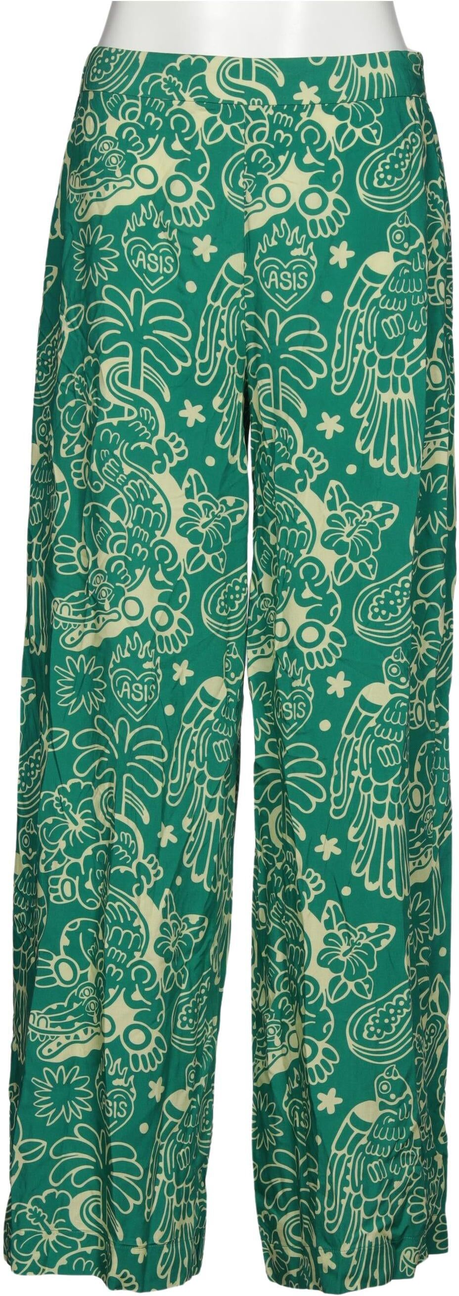 Brava Fabrics Damen Stoffhose, Grün, Gr. M, Viskose - Second Hand