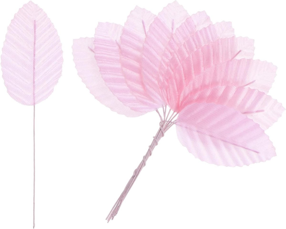 20-Pack Kunstzijde Roze Rose Craft Bladeren