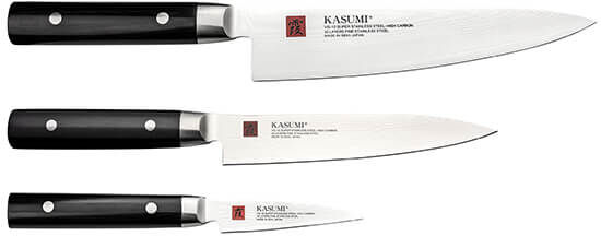 Kasumi 3 Piece Boxed Knife Set