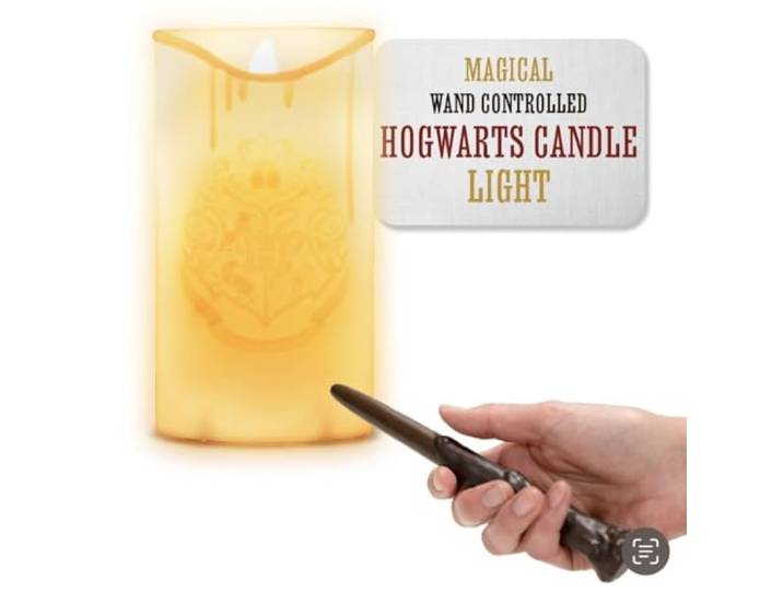 Paladone Hogwarts Kaarslicht met Toverstok Afstandsbediening, Officieel Gelicenseerd Harry Potter Product