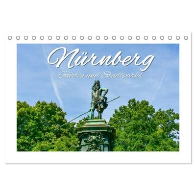 Nürnberg Gärten und Stadtparks (Tischkalender 2027 DIN A5 quer), CALVENDO Monatskalender