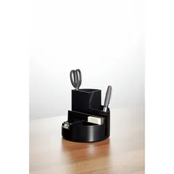 MAUL Stifteköcher Rundbox/4117690, schwarz, H125xØ 140mm