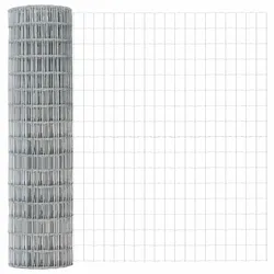 vidaXL Eurozaun 1 x 10 m PVC-beschichtetes Eisen