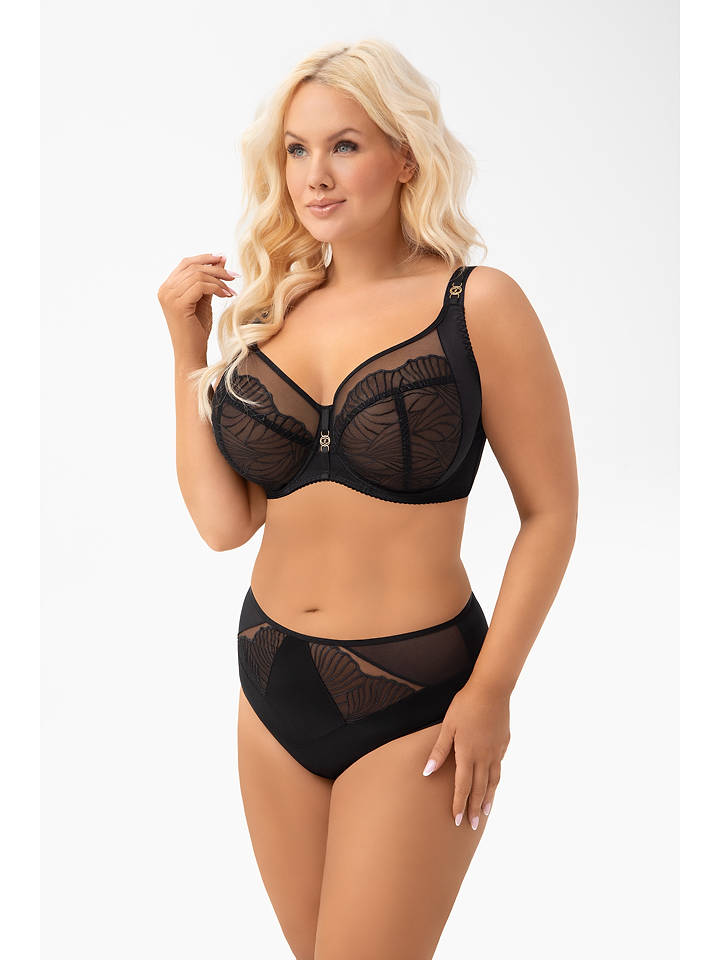 Gorsenia Bügel-BH "Lotta" in Schwarz - 70F