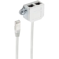 shiverpeaks Cat.5e Cable sharing Adapter 0,1 m Eth/Eth.