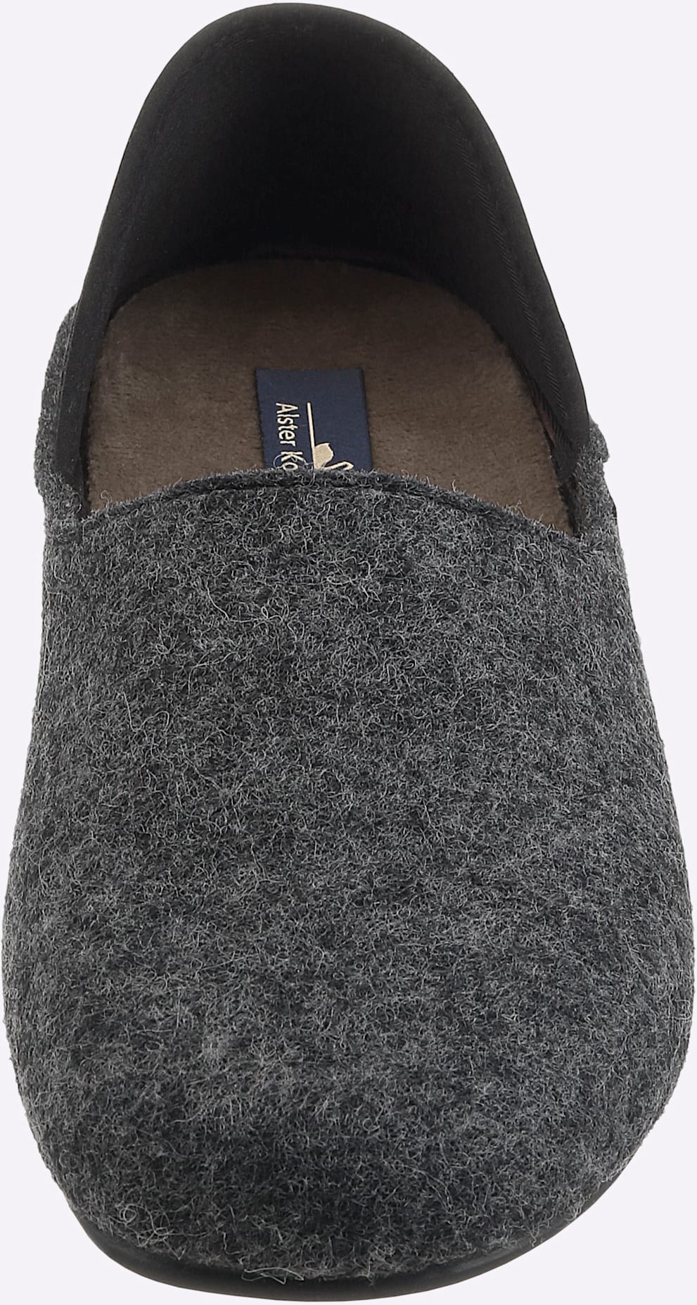Hausschuh CLASSIC, Herren, Gr. 41, Filz, grau, Filz, Textil, Schuhe Hausschuh grau 41, Filz