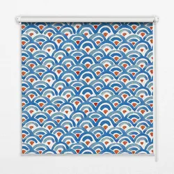 INNENROLLO - Fensterrollo - Rollo - 150x180 cm - Bunte Schuppen