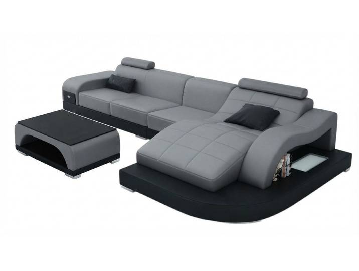 JVmoebel Ecksofa USB Polster Wohnlandschaft mit modernem Design und Komfort, Made in Europa