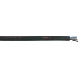 Lineax Neoprene Cable, Black Preis pro Meter - 5x 10 mm2