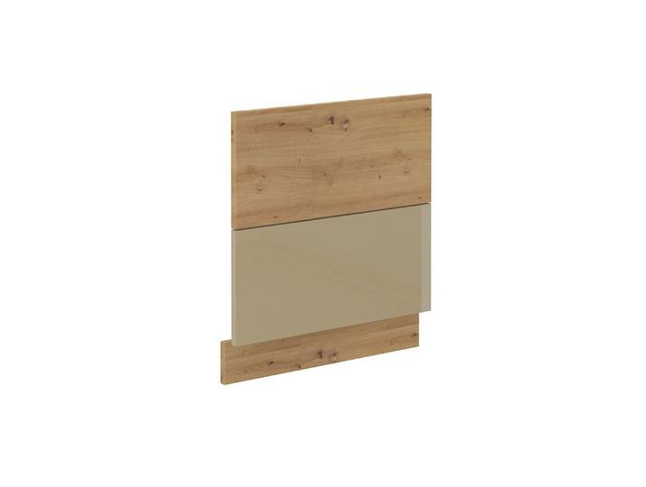 Küchen-Preisbombe Frontblende Geschirrspüler integriert 60 cm Küche Eiche Artisan Cappuccino Glanz