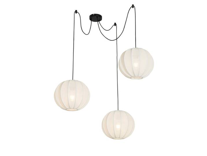 Suspension blanche 3 lumières