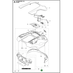 Original Husqvarna Abdeckungssatz außen für Automower 315X und Limited Edition