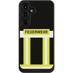 Nivocase Hülle für Samsung Galaxy S25+ Handyhülle NIVOcore Case Schwarz Beruf Feuerwehr Feuerwehrmann (Samsung Galaxy S25+), Smartphone Hülle, Schwarz