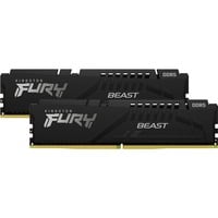 DIMM 16 GB DDR5-5200 (2x 8 GB) Dual-Kit, Arbeitsspeicher schwarz, KF552C40BBK2-16, FURY Beast, INTEL XMP