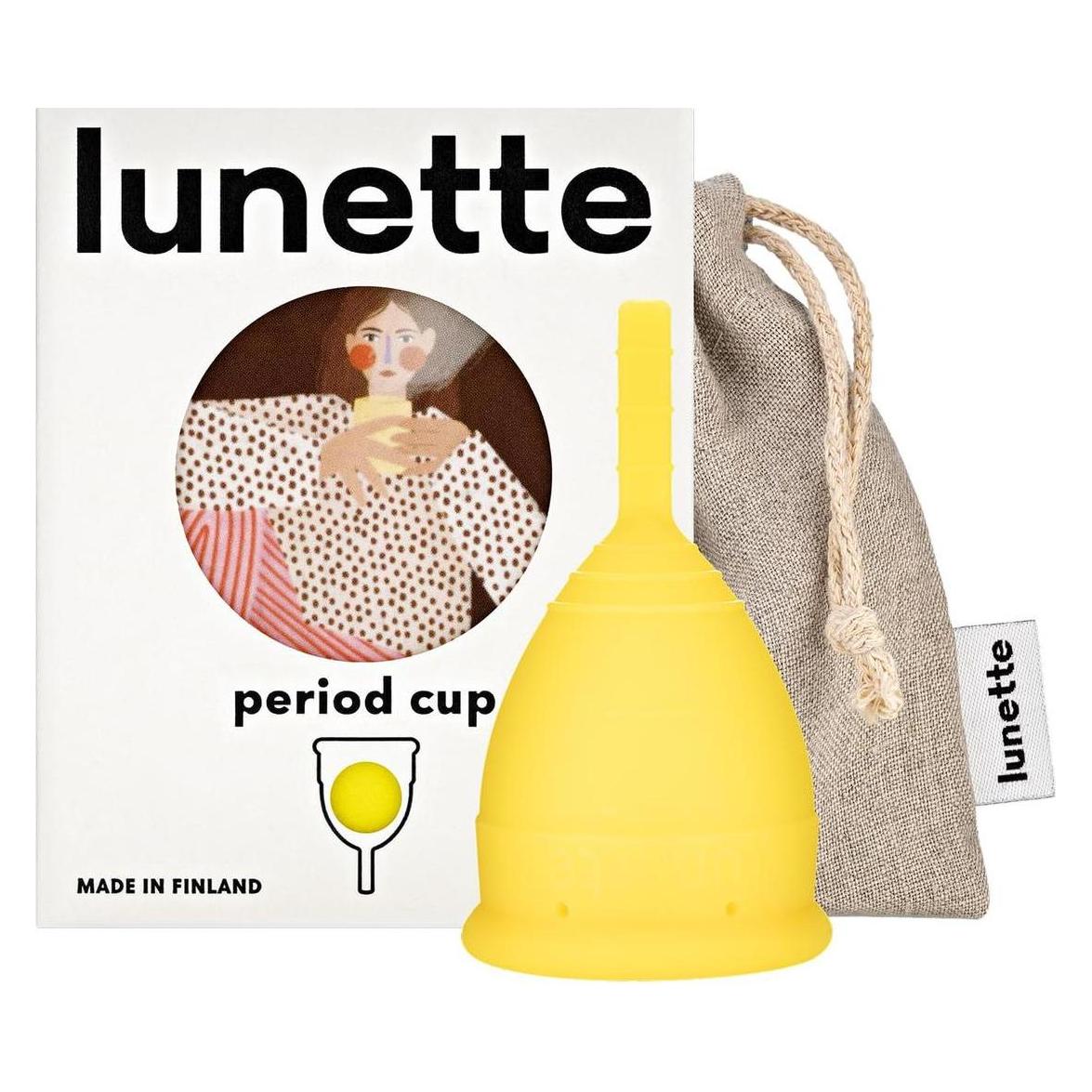 Lunette Menstruationstasse lucia gelb (Lunette_gelb_1)