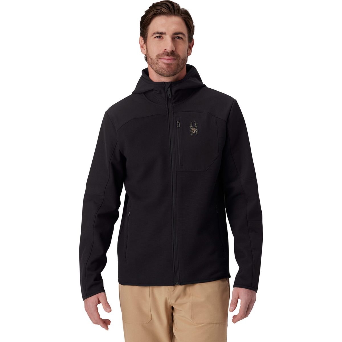 Spyder WEB Shellfleece Hooded Jacket black (BLK) M 38A483673-BLK-M