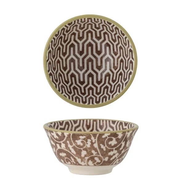 Bloomingville Maple schaaltjes bruin set van 6 stuks