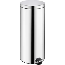 Treteimer 30 L silber | Edelstahl | glänzend