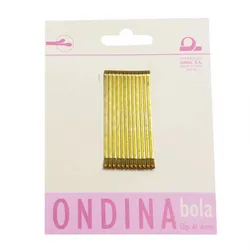 Eurostil Ondina Clips 50mm Bola Bronce 12un