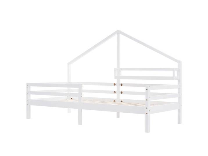 Flieks Hausbett 90x200 Kinderbett Kaminform Ablageregal Weiß, 90x200 cm, Babymöbel & Kindermöbel, Kinderzimmer & Jugendzimmer, Kinderbetten, Spielbetten