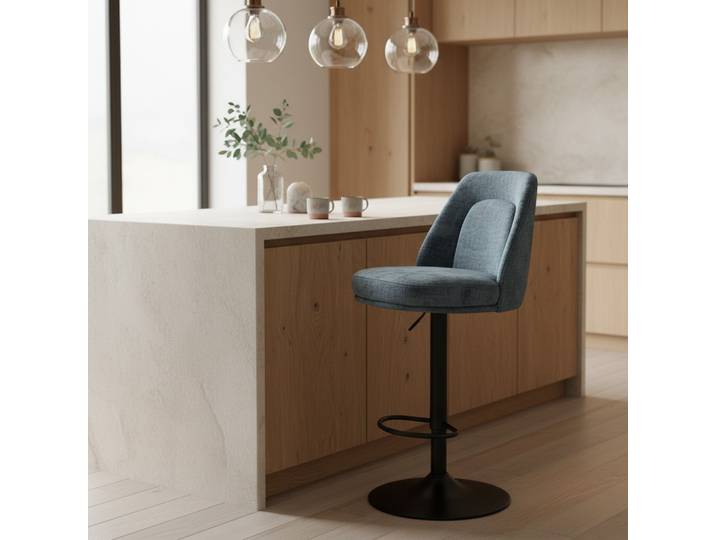 Paire de Chaise bar ZOUNG bleu