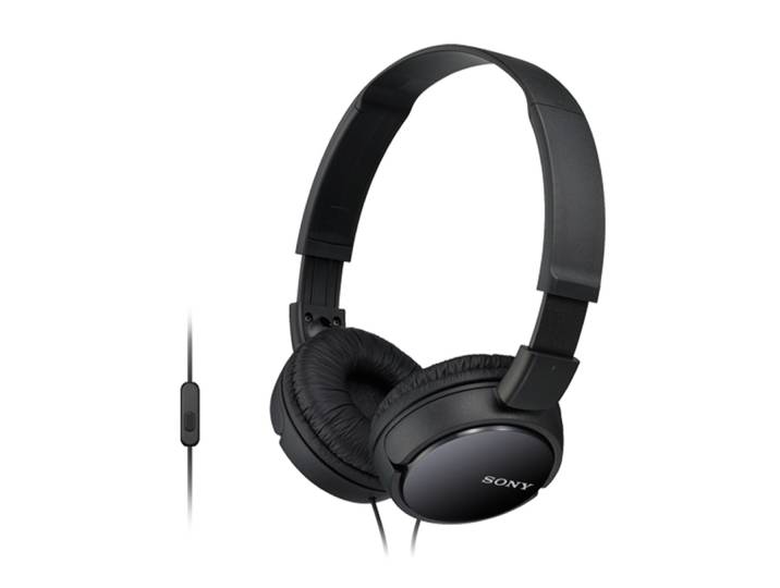 Sony MDR-ZX110AP On-ear hoofdtelefoon Zwart