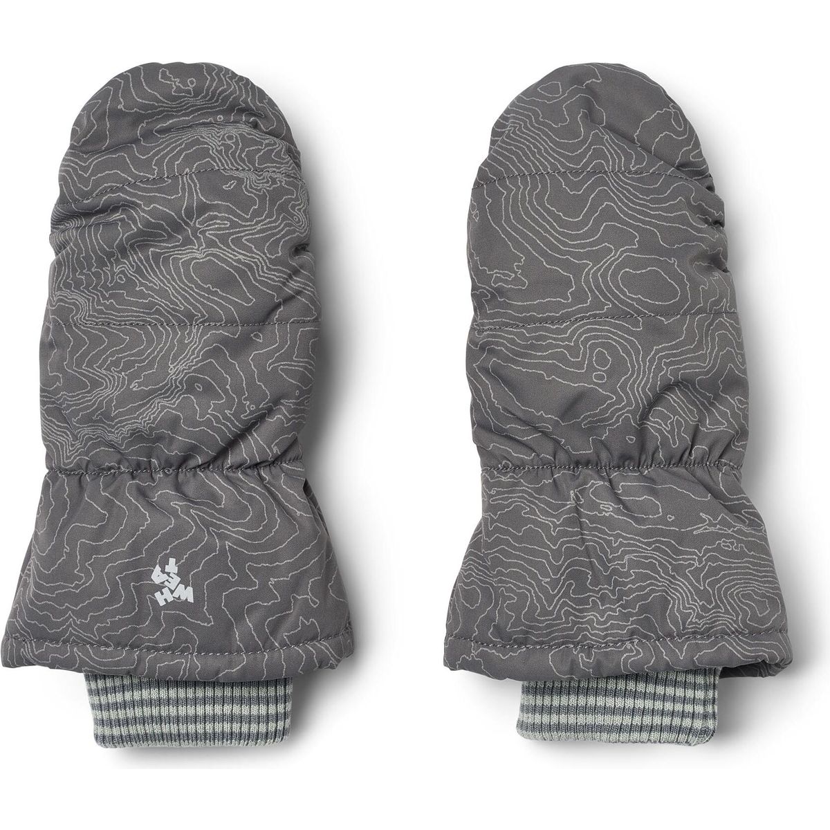 Wheat Puffer Mittens Jazz dark reflective map (9872) XL 7795-913R GRS-9872-XL/6-8y