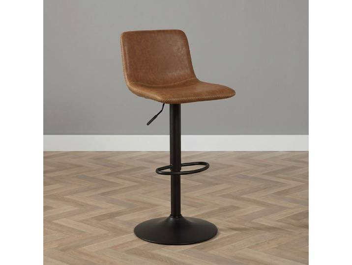 Bronx71 Barhocker Leder Texas höhenverstellbar cognac 60-76 cm
