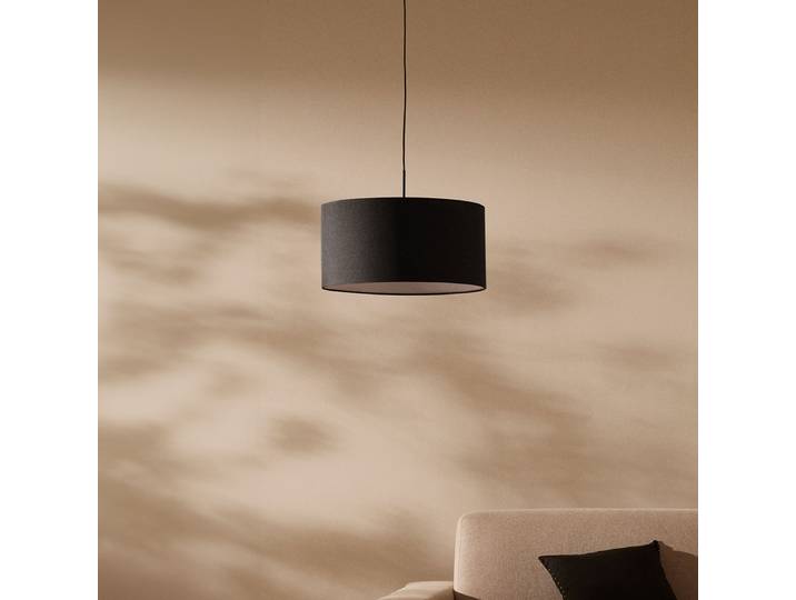 Kave Home Lampenkap Santana Ø50cm - Zwart