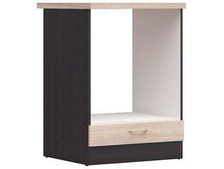 JUNONA Meuble bas four 60 cm - Plan de travail - Chêne sonoma