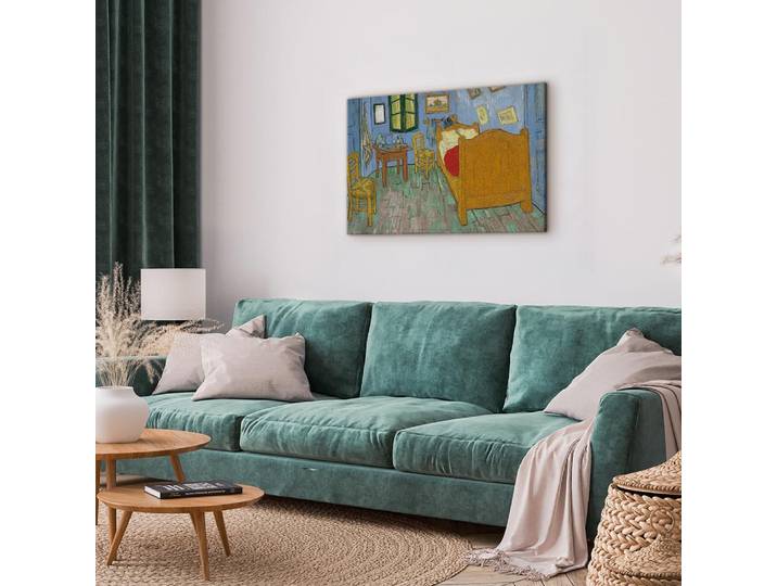 Toile La chambre Feutre Gris/Gris 60 x 40cm