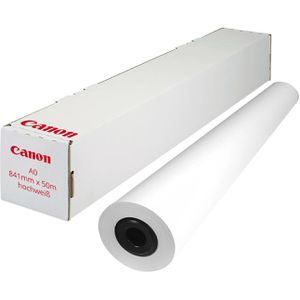 Canon Plotterpapier CAD 80, IJM015N, A0, 841mm x 50m hochweiß 80gm² Inkjetplotter 3 Rollen